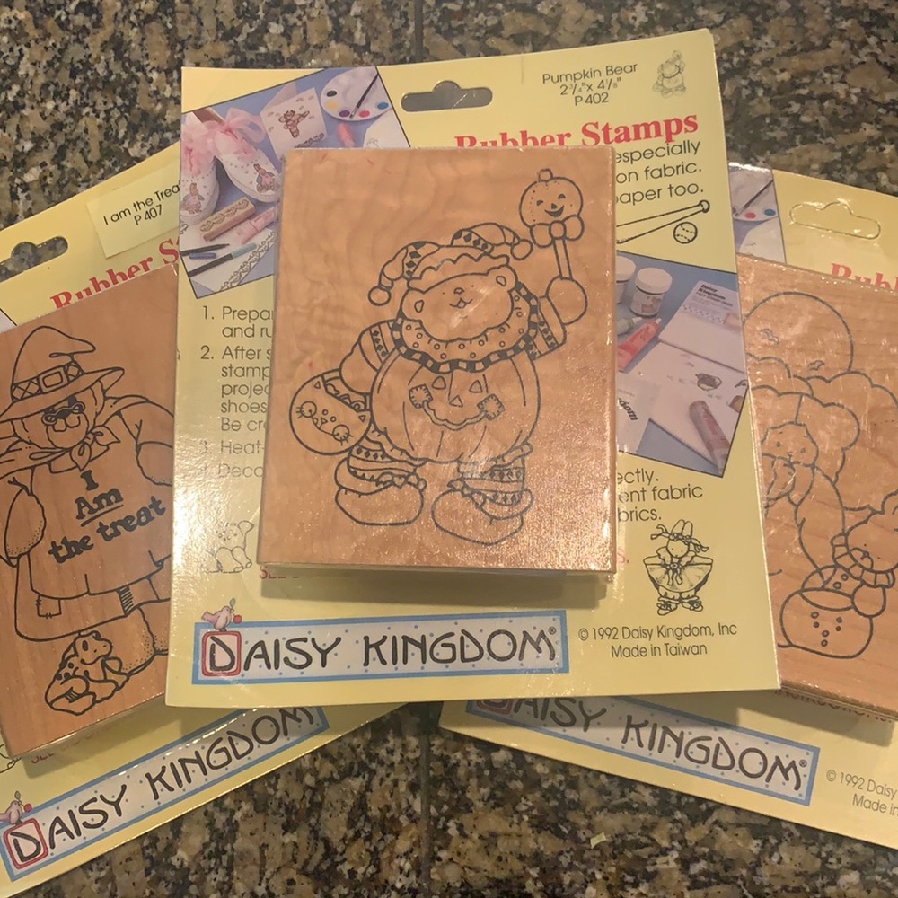 NEW Daisy Kingdom Halloween rubber stamp bundle